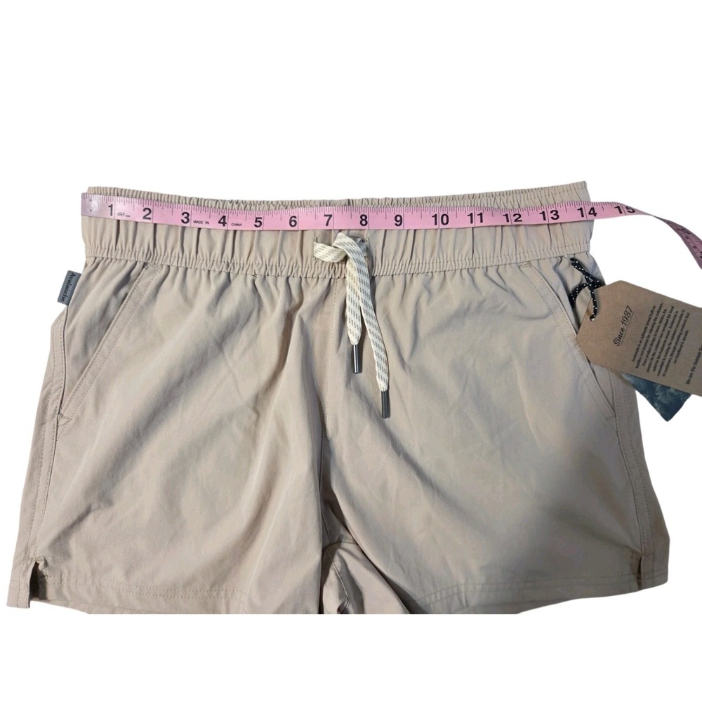 Avalance Beige Hiking Shorts Women's Mid Rise Pull On S NWT CA534R2 - Picture 3 of 10